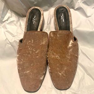 Rag and bone slides size 41. Mauve lavender color NWOT